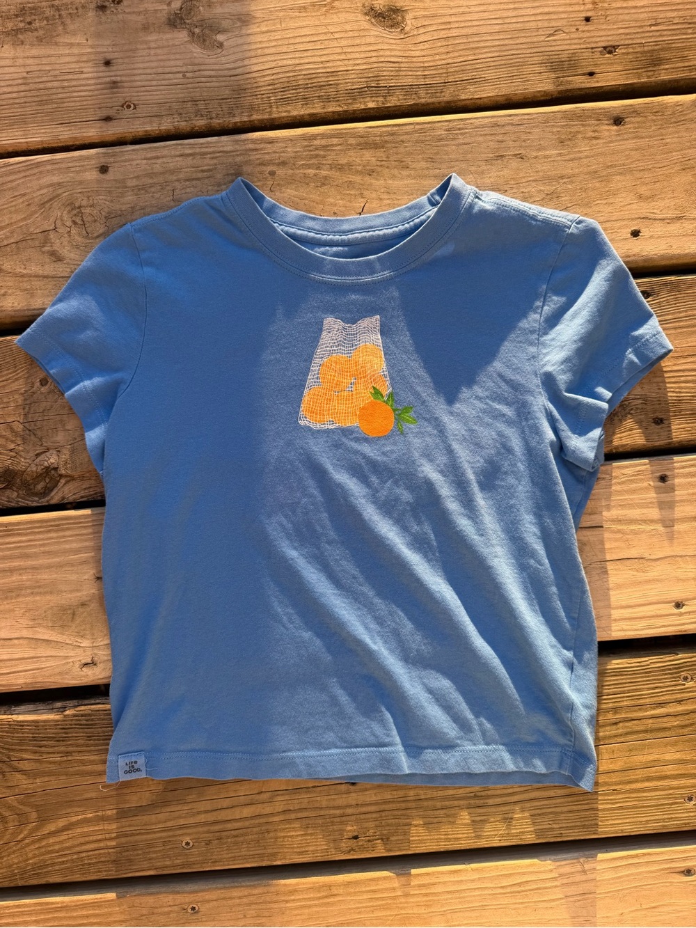 Life Is Good Women’s Shrunken Baby Tee